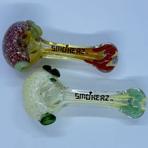 3.5" SMOKERZ Frit Head Fumed Swirl Mouth