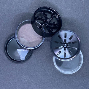 Large 5 Part Grinder With Acrylic Storage Top