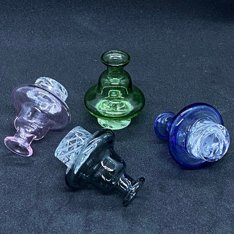 Color Tube Diamond Cut Carb Caps