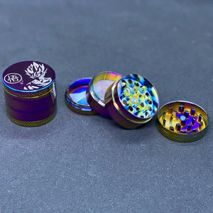 Small Anodized Dragon Fighter 4 Part Grinder