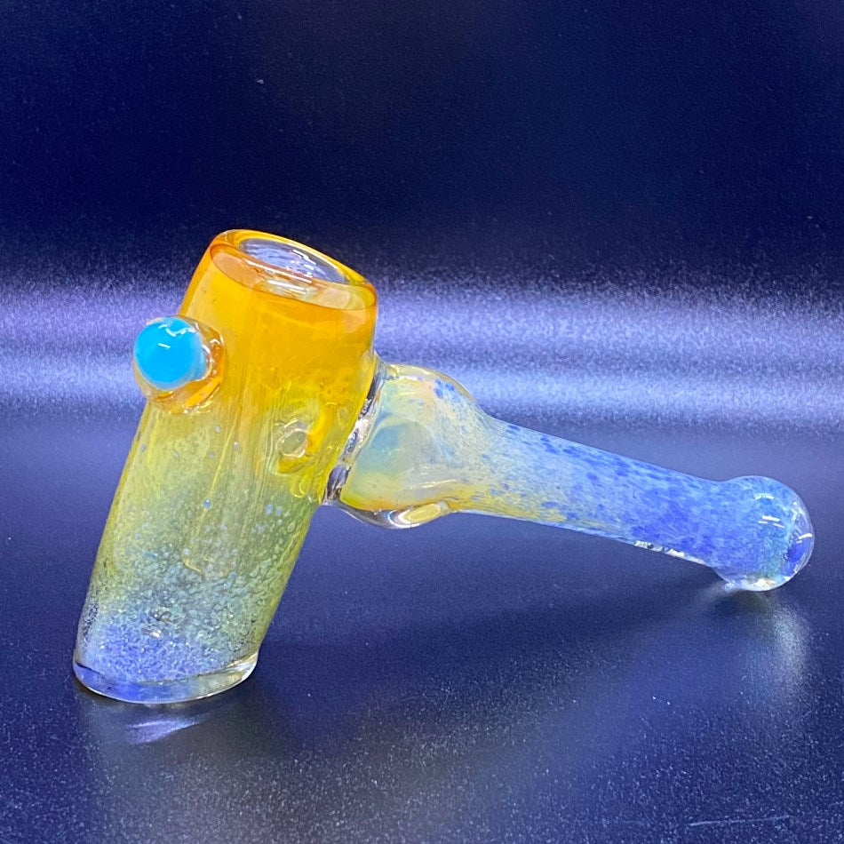 5" Frit Mushroom Milli Mini Hammer Bubbler