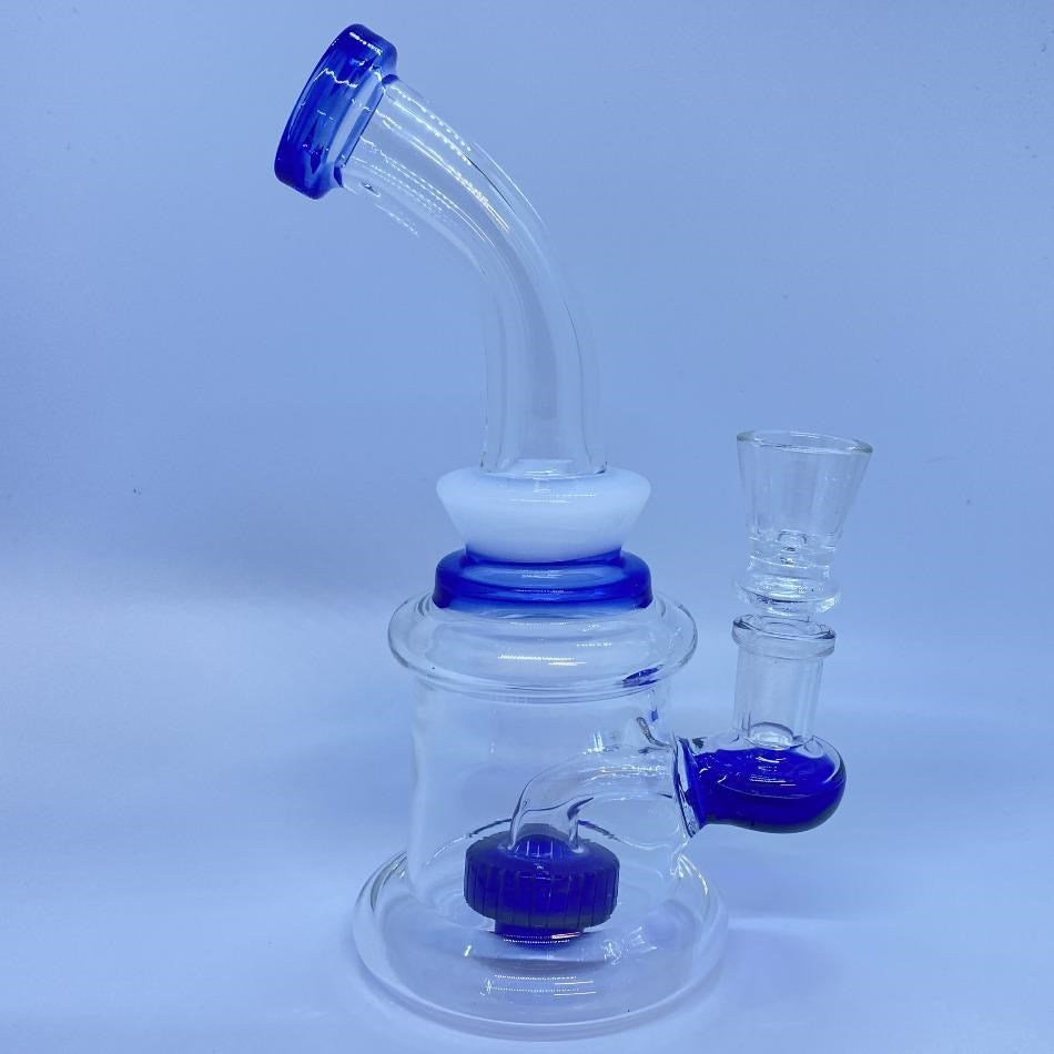 7" Color Wheel Perc Color Joint Water Pipe