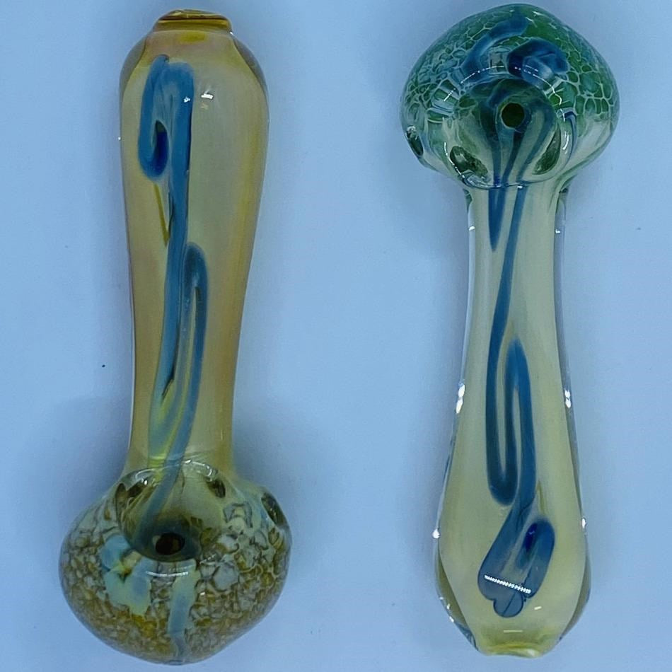 4" Slim Frit Head Silver Fume Slyme Line