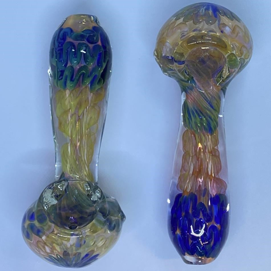 4.5" Fumed Premium Color Swirl Lines