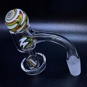 Full Weld Terp Slurp with Premium Color Pearls and Cap 14mm Male