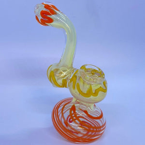 5.5" Swirl Color Lines Bubbler