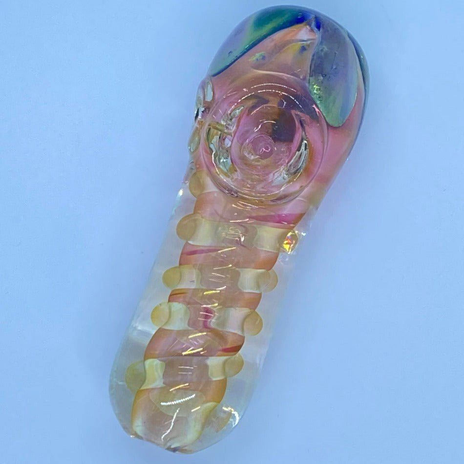 4" Heavy Gold Fumed Cylinder Pipe