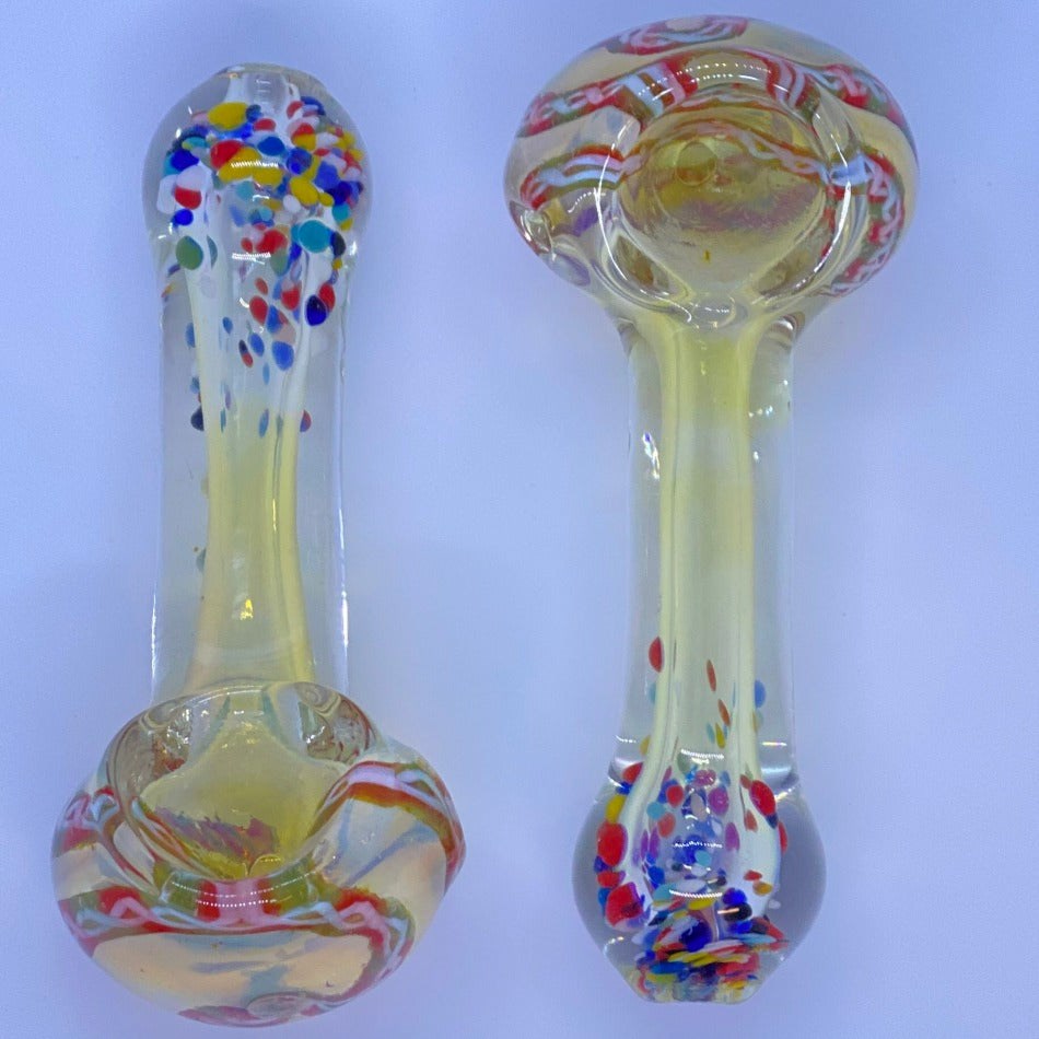 3.5" Fumed Ribbon Head Confetti Mouth