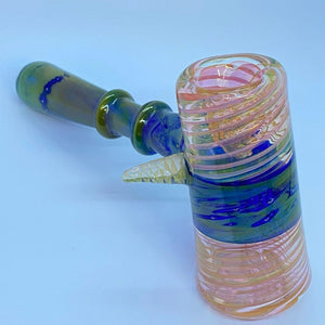 8" Large Double Tube Double Horn Large Party Bowl Hammer Bubbler