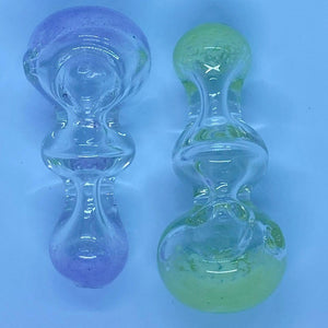 3.5" Clear and Neon Tube Ball Spoon