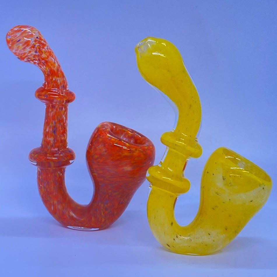 5" Assorted Frit Color Double Rim Sherlock