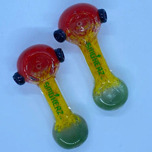 3.5" SMOKERZ Rasta Frit Flat Mouth