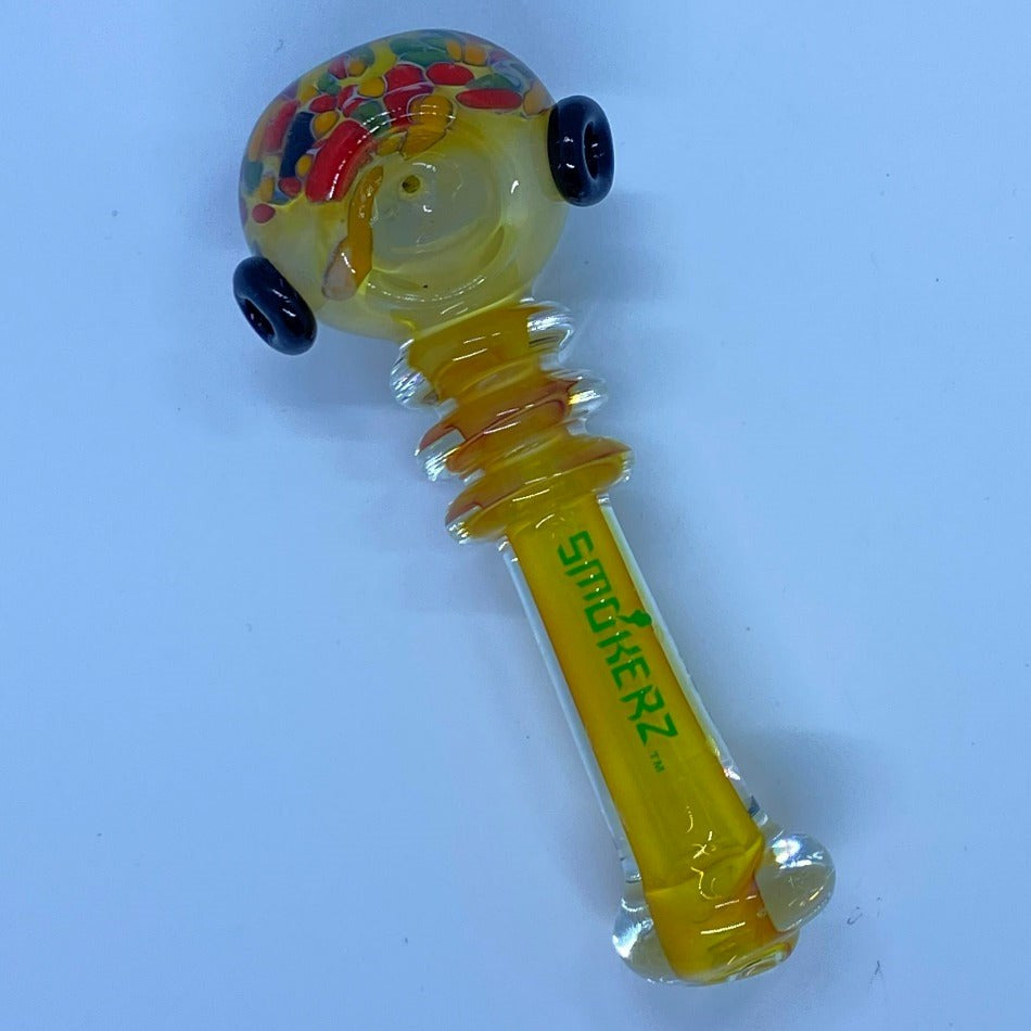 5.5" SMOKERZ Confetti Head Triple Rim Fumed