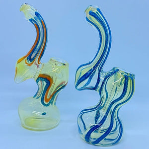 6" Color Swirl Mini Bubbler