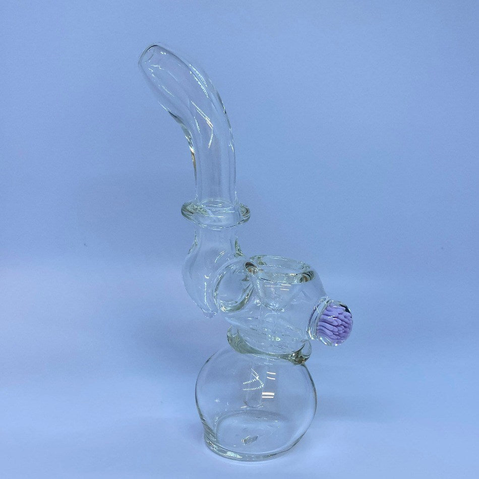 Clear Tube Milli Fused 6" Bubbler