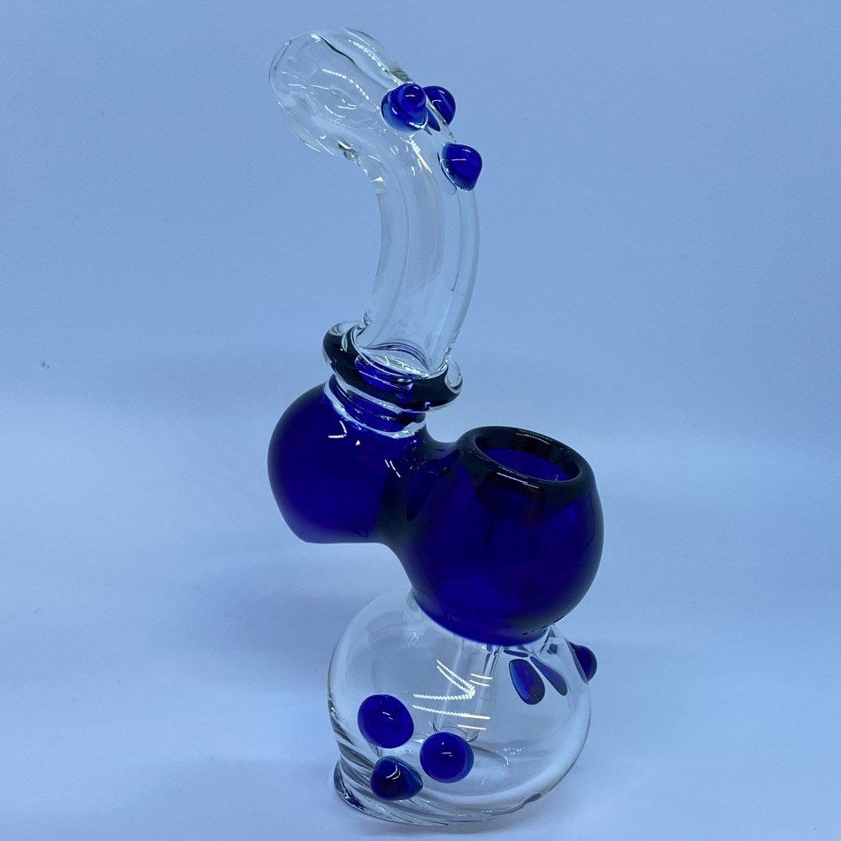 6" Clear Tube Color Joint Bubbler